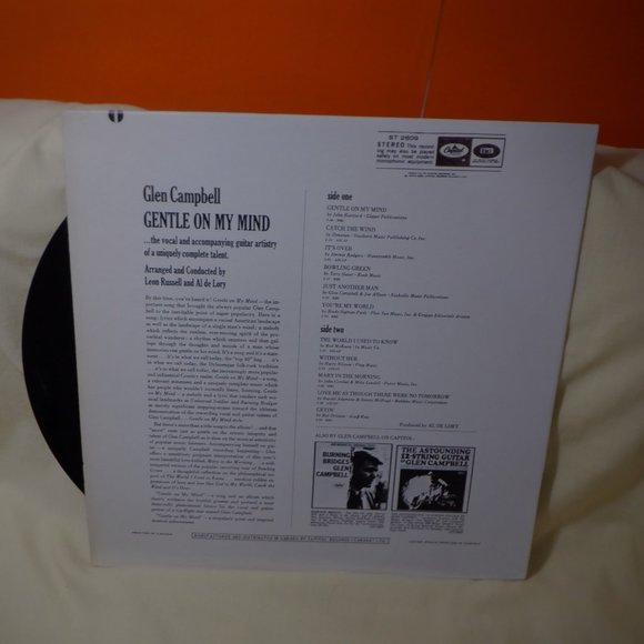 ~~~ GLEN CAMPBELL ~~~ Gentle on My Mind - Picture 2 of 2